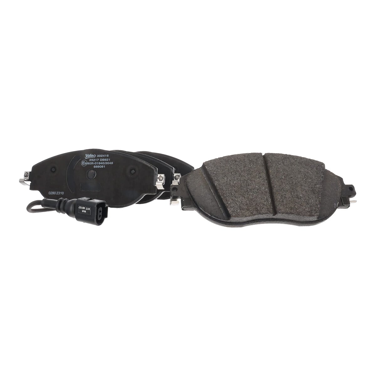 Jeu de 4 plaquettes de frein VALEO ref. 302416
